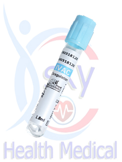 IVAC Sodium Citrate PT vacutainer tubes